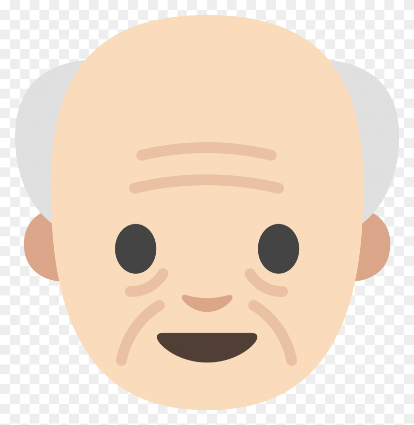 1665x1715 Old Woman Emoji Android, Head, Face, Skin HD PNG Download