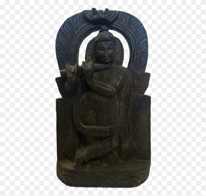 394x742 Old Wood Krishna Statue, Architecture, Building, Worship HD PNG Download