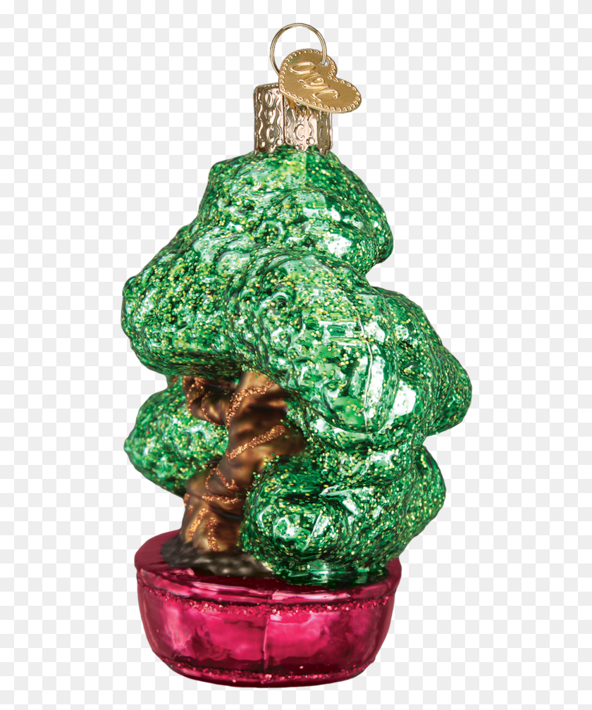 502x948 Old World Christmas Blown Glass Bonsai Tree Ornament, Gemstone, Jewelry, Accessories Descargar Hd Png