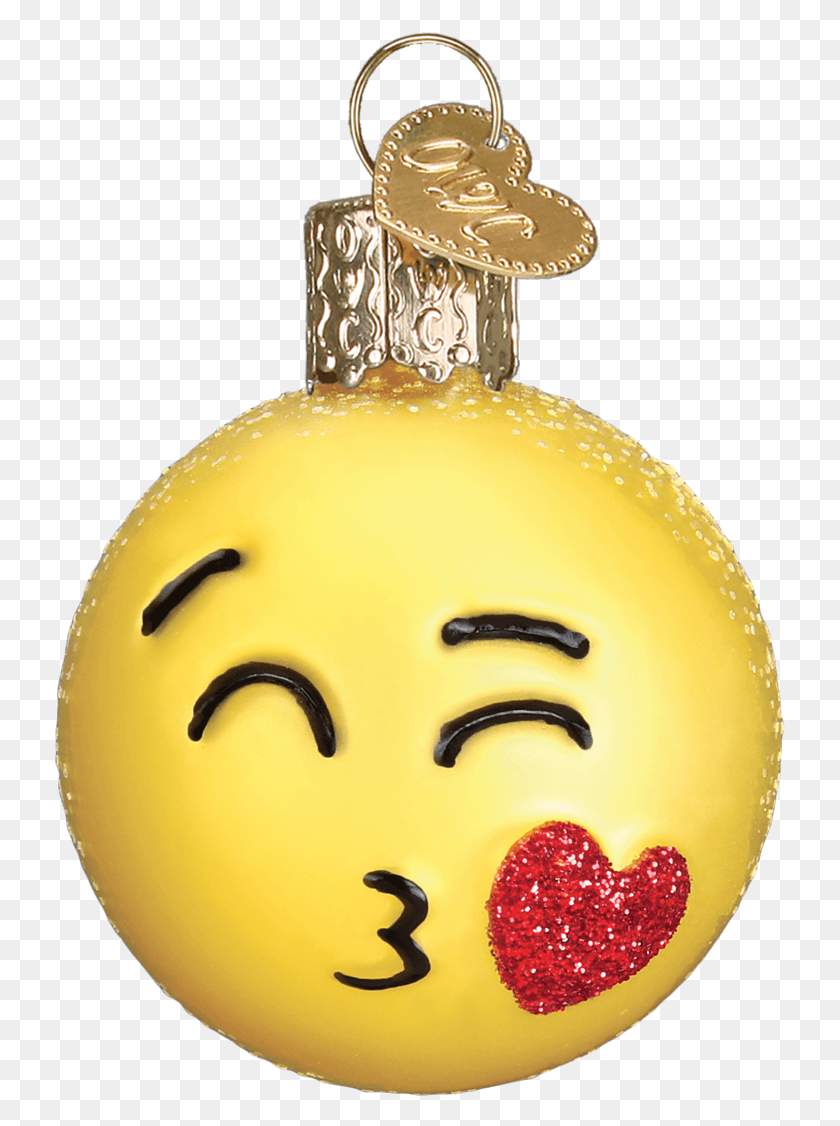 731x1066 Old World Christmas Mini Emoji Set Glass Ornament Smile Ornament, Snowman, Winter, Snow HD PNG Download