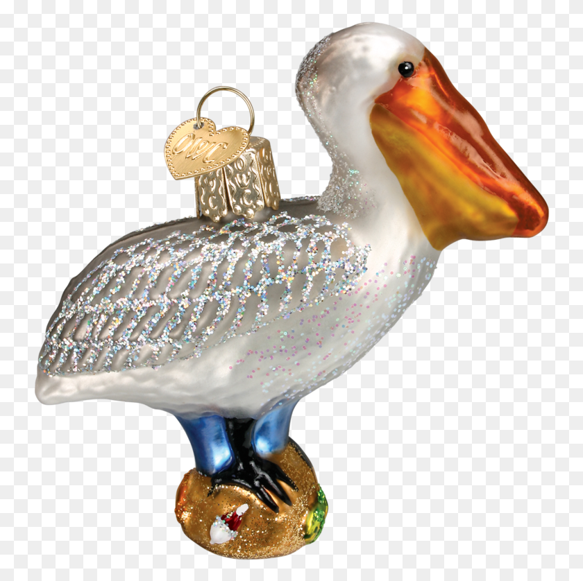 744x778 Old World Christmas Pelican Ornament Ornament, Beak, Bird, Animal HD PNG Download