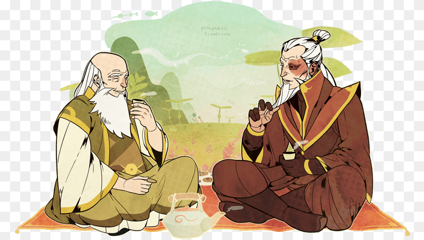 785x476 Old Zuko And Iroh, Adult, Male, Man, Person PNG