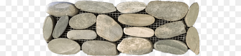 551x197 Olive Green Flat Split Cobblestone Border Stone Wall, Path, Pebble, Rock, Road Clipart PNG