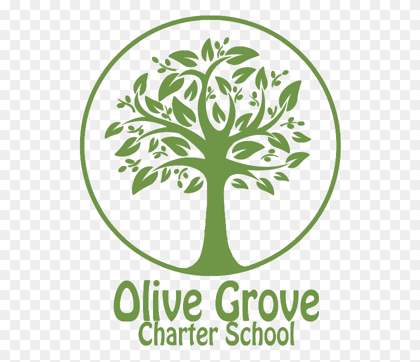 524x664 Descargar Png Olive Grove Logotipo Versión Web Olive Grove Charter School, Planta, Cartel, Anuncio Hd Png