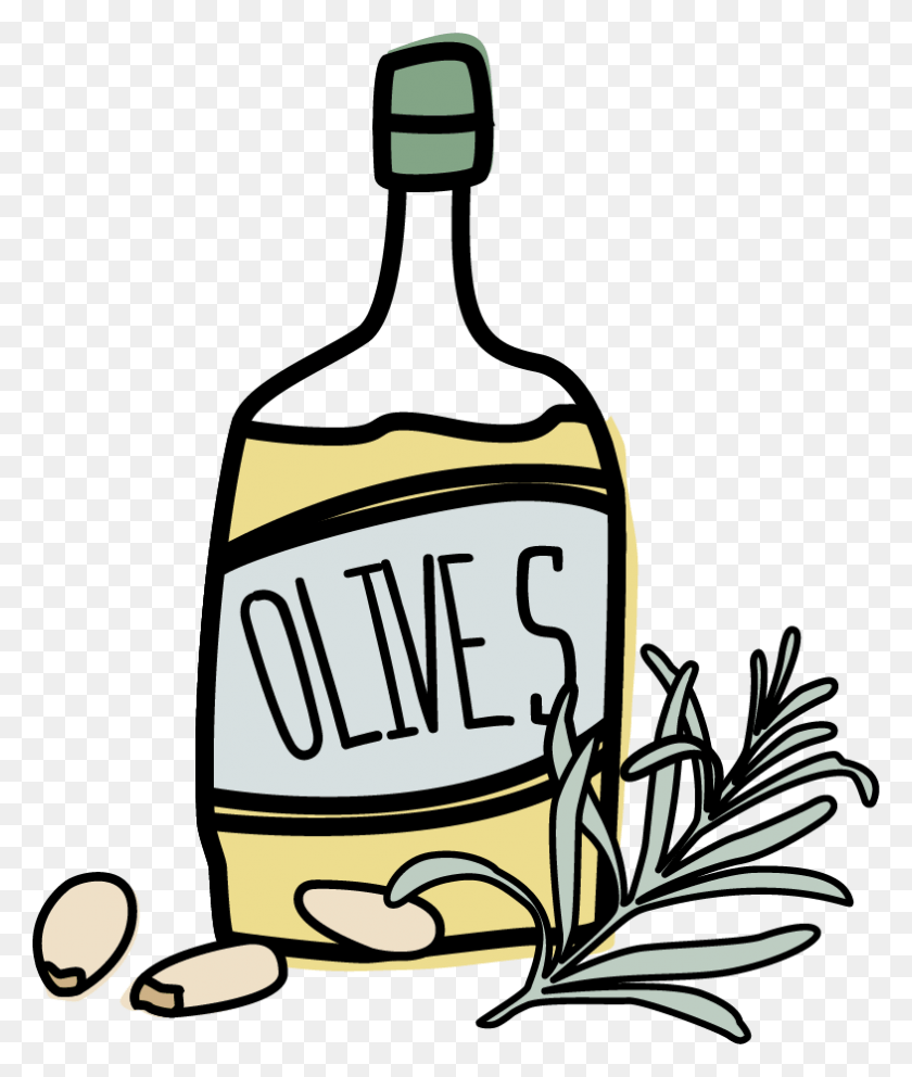 785x938 Olive Oil Clipart Transparent Clip Art Olive Oil, Beverage, Drink, Alcohol HD PNG Download