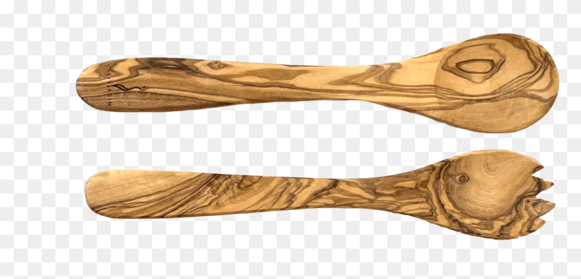 1045x462 Olive Wood Spoon Set Click To Enlarge Carving, Tool, Axe, Oars HD PNG Download