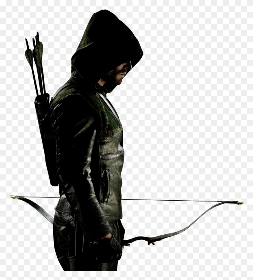 961x1074 Oliver Queen Aka Green Arrowthe Arrow Green Arrow Oliver, Bow, Person, Human HD PNG Download