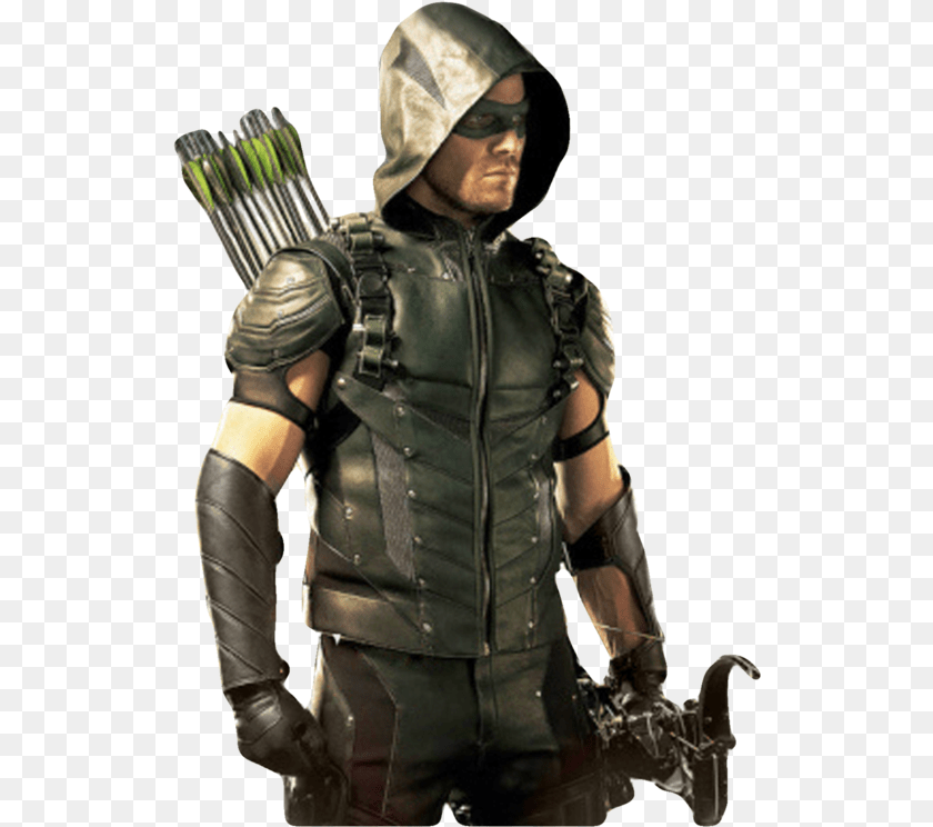 530x744 Oliver Queen Green Arrow, Clothing, Coat, Jacket, Adult Sticker PNG