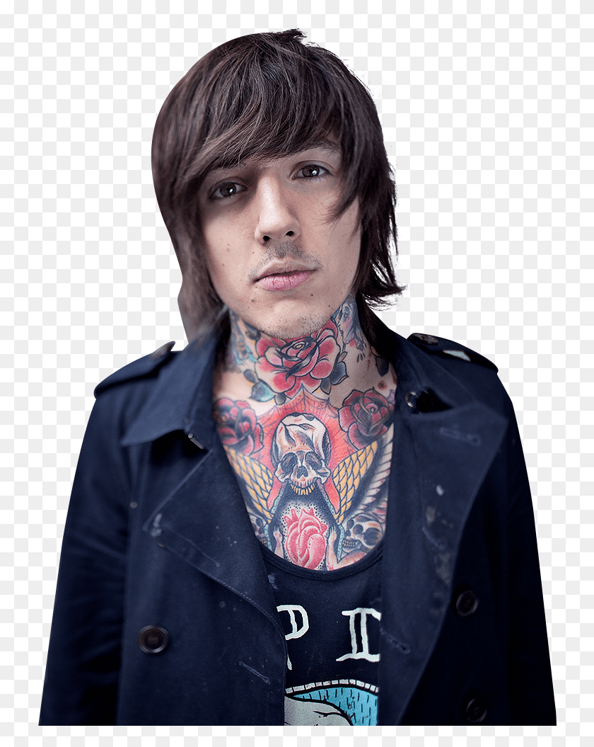 734x995 Oliver Sykes Bmth Oliver, La Piel, Persona, Humano Hd Png