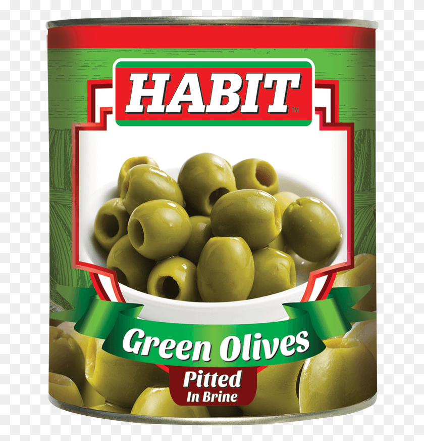 663x812 Olives Green Pitted In Brine2 Olive, Plant, Food, Egg HD PNG Download