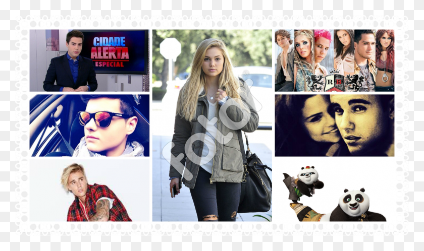 1200x675 Olivia Holt Selena Gomez And Justin Bieber Collage, Sunglasses, Accessories, Person HD PNG Download
