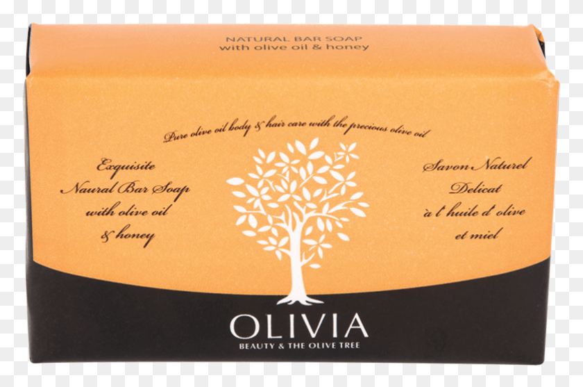 777x497 Olivia Natural Bar Soap Olive Oil And Honey Box, Text, Paper, Handwriting HD PNG Download