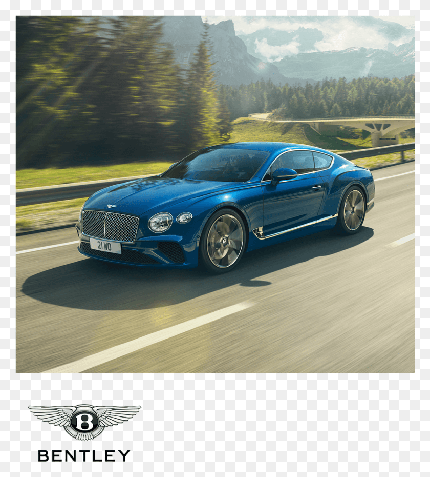 1001x1117 Olufsen Is A Partnership Between Two Specialist Makers 2019 Bentley Continental Gt Blue, Sports Car, Car, Vehicle HD PNG Download
