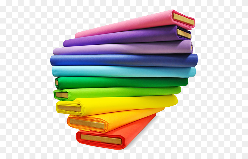 503x481 Olyfun Olyfun Oly Fun On A Bolt Rainbow Plain Cotton Fabrics, Paper, Tissue, Paper Towel HD PNG Download