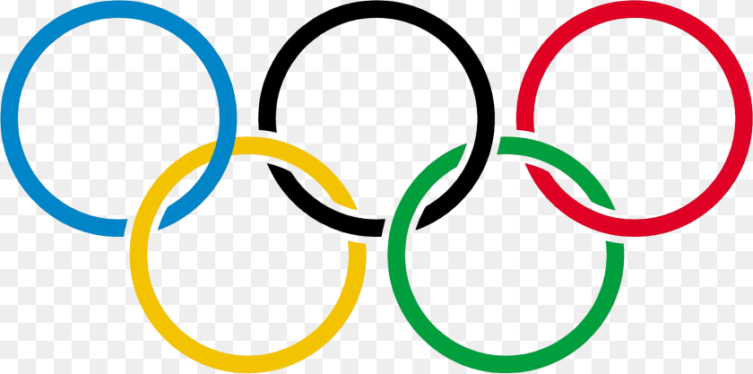 1755x872 Olympic Rings, Logo Clipart PNG