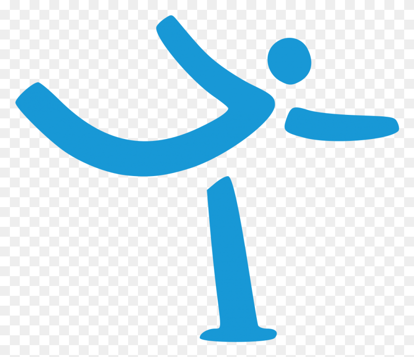 1017x867 Olympics Free Skating Logo Looks Like Someone Skydiving Figure Skating Logo Olympics, Axe, Tool, Symbol HD PNG Download