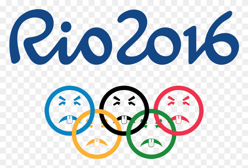 1258x822 Olympics Logo Olympic Rings Rio 2016, Text, Number, Symbol HD PNG Download