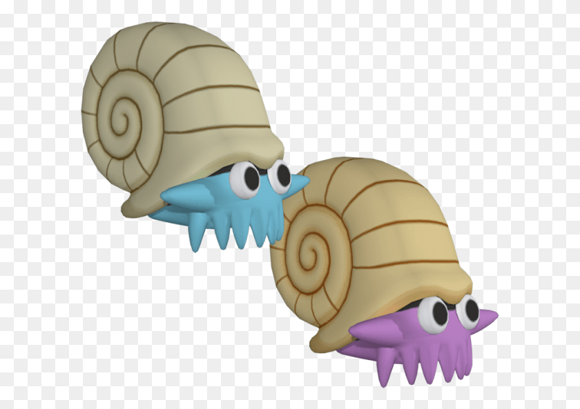 607x533 Omanyte 3D Модель Иллюстрация, Игрушка, Беспозвоночное, Животное Hd Png Скачать