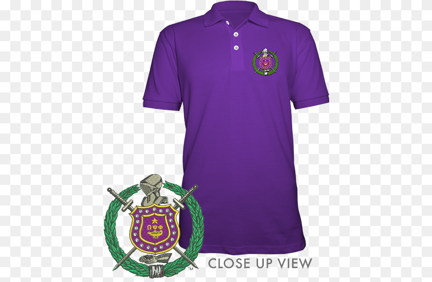 Omega Psi Phi Embroidered Fraternity Crest Polo, Clothing, Shirt, T-shirt, Logo Transparent PNG