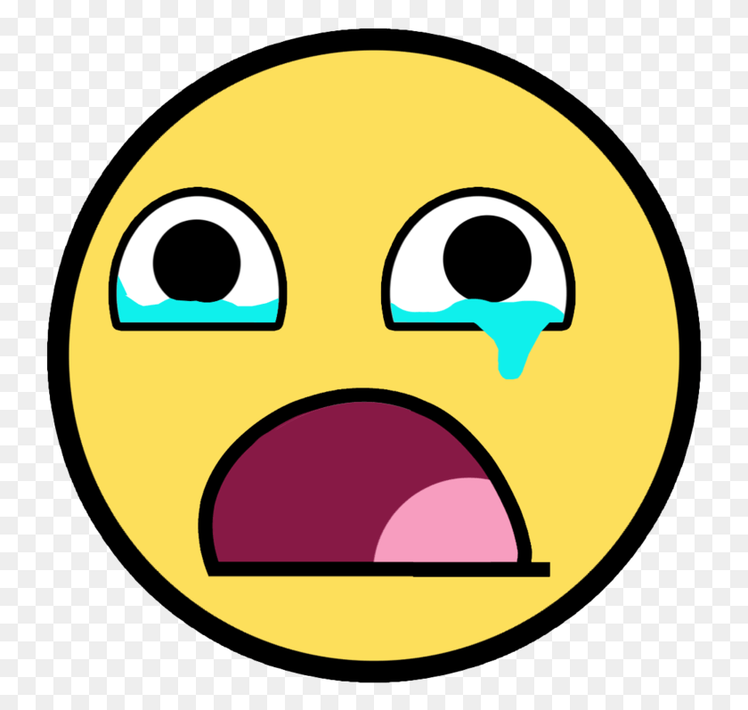 737x737 Omg Face Cartoon Sad Face, Pac Man HD PNG Download
