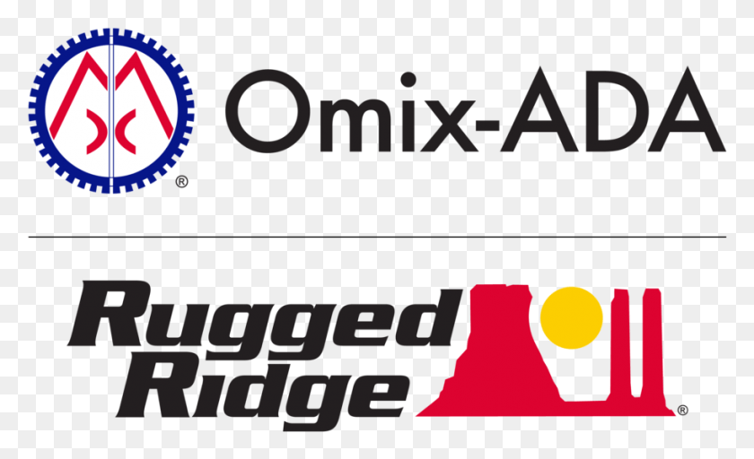 911x529 Omix Ada Rugged Ridge Dual Logo, Text, Alphabet, Symbol HD PNG Download