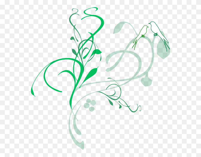 582x596 On A Branch, Graphics, Floral Design HD PNG Download