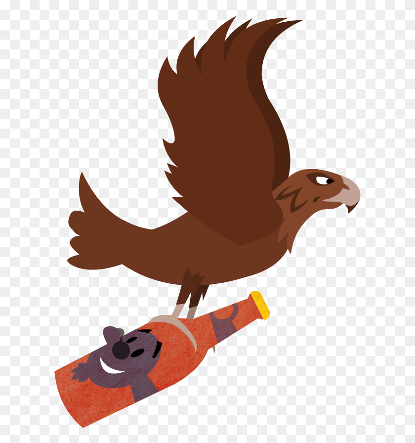 621x836 On A New Feature For The Site We At Inside The Cask Hawk Beer, Animal, Bird, Person HD PNG Download