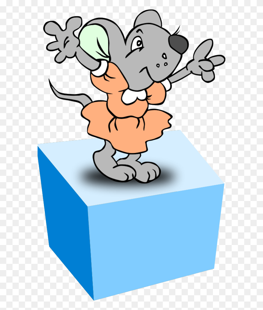 600x927 On Clip Art Mouse Behind The Box, Paper, Paper Towel, Towel HD PNG Download