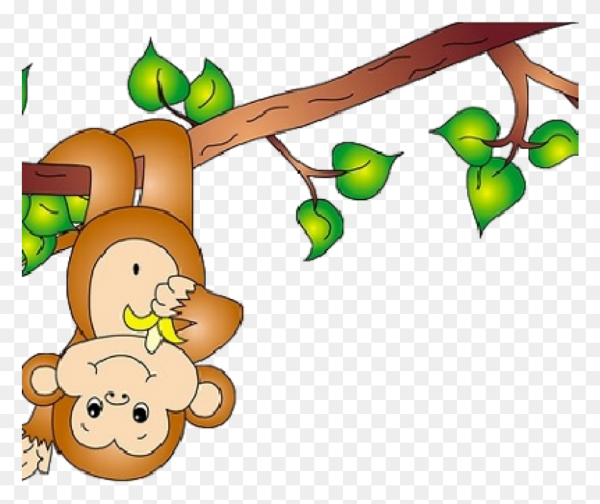 1025x849 On Clipart Image Hanging Monkey Clipart, Plant, Tree, Seed HD PNG Download