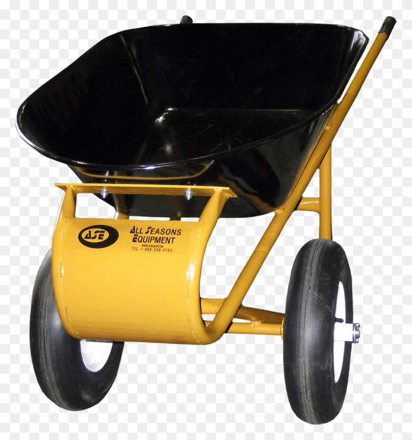 840x900 On Deck Wheelbarrow01 Cart, Tire, Wheel, Machine HD PNG Download
