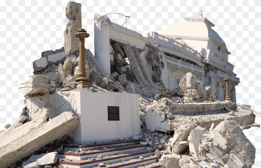 1080x698 On January 12th 2010 The Earthquake Hit Haiti Rubble Ruins, Architecture, Building, Demolition Sticker PNG