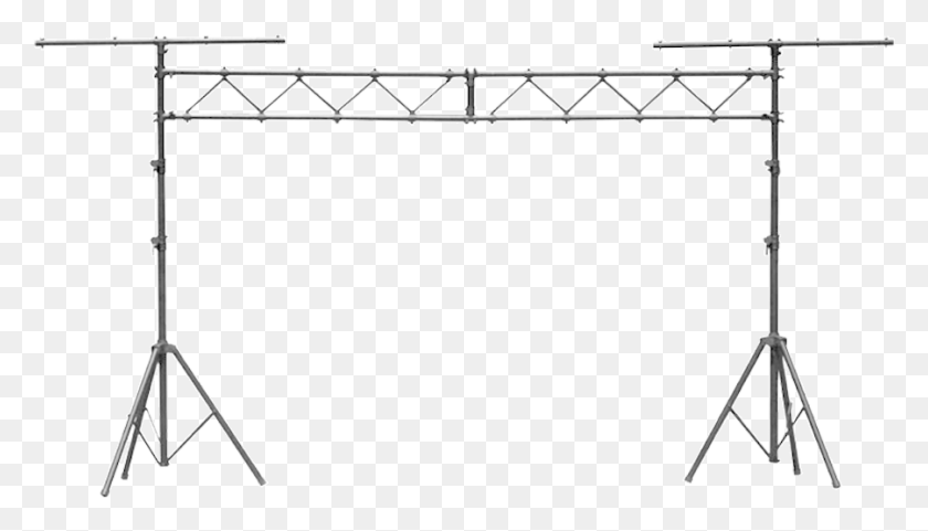 901x487 On Stage Lighting Stand With Truss Lighting Truss Stand, Utility Pole, Construction Crane, Arrow HD PNG Download