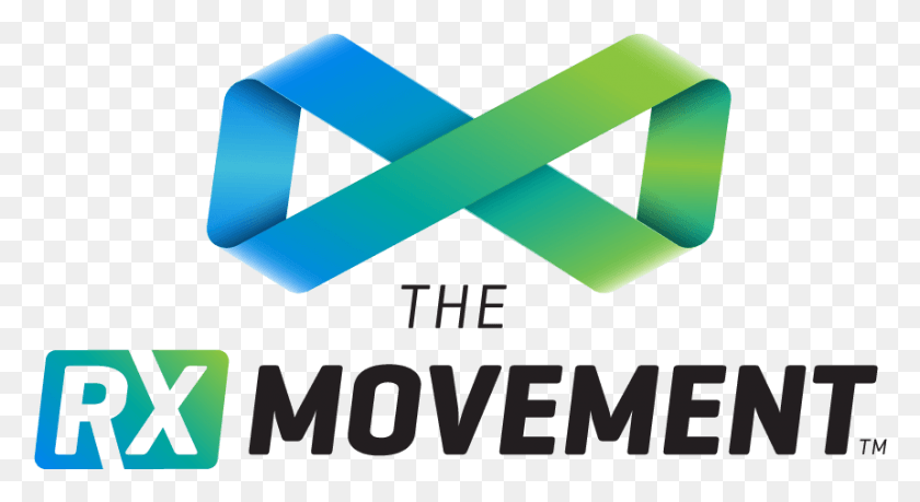 860x440 On The Face Of It The Rx Movement Logo Appears To Be New Fonts, Symbol, Trademark, Tape HD PNG Download