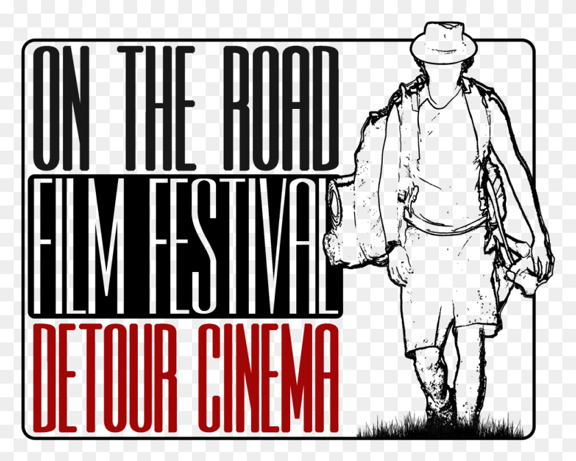 972x765 On The Road Film Festival Call For Entries Illustration, Person, Human, Text HD PNG Download