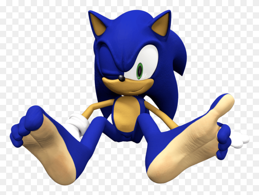 951x698 On Twitter Sonic Foot, Toy, People, Person HD PNG Download
