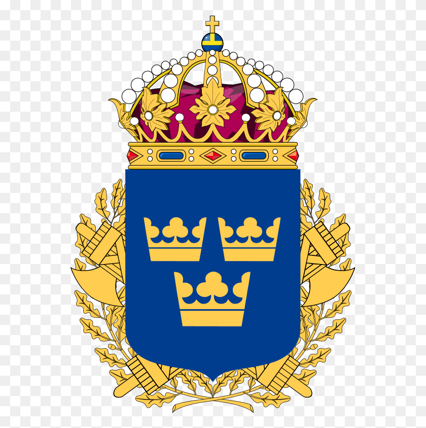 561x783 On Twitter Swedish Military Coat Of Arms, Symbol, Emblem, Logo HD PNG Download