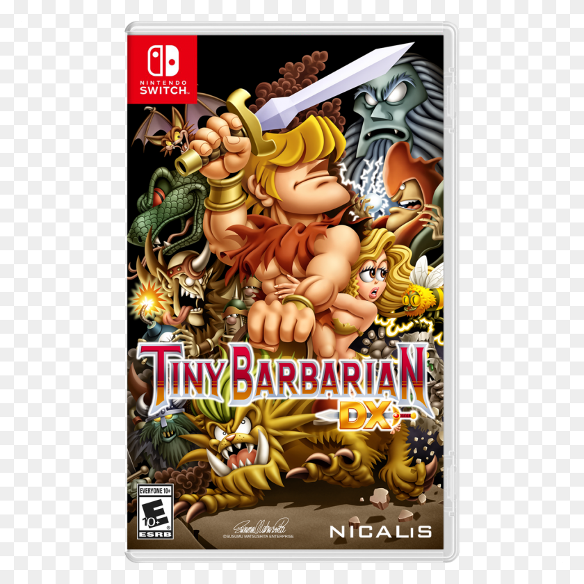 1200x1200 On Twitter Tiny Barbarian Dx Nintendo Switch, Poster, Advertisement, Person HD PNG Download