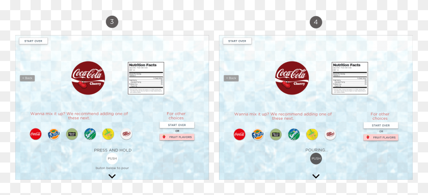2400x998 Once The User Taps On A Drink Variant Its Time To Coca Cola, Text, File, Outdoors Descargar Hd Png