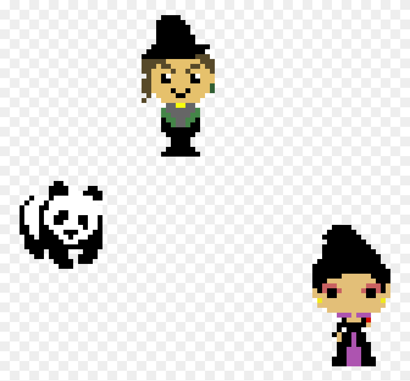 761x721 Once Upon A Time And Panda Pixel Art Once Upon A Time, Super Mario, Pac Man, Minecraft HD PNG Download