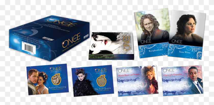 933x422 Once Upon A Time Trading Cards With 2 Autograph Cards Once Upon A Time Autograph Cards, Person, Human, Poster HD PNG Download