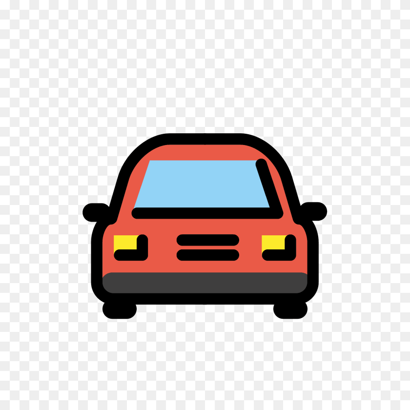 1920x1920 Oncoming Automobile Emoji License Plate, Transportation, Vehicle, Car Clipart PNG