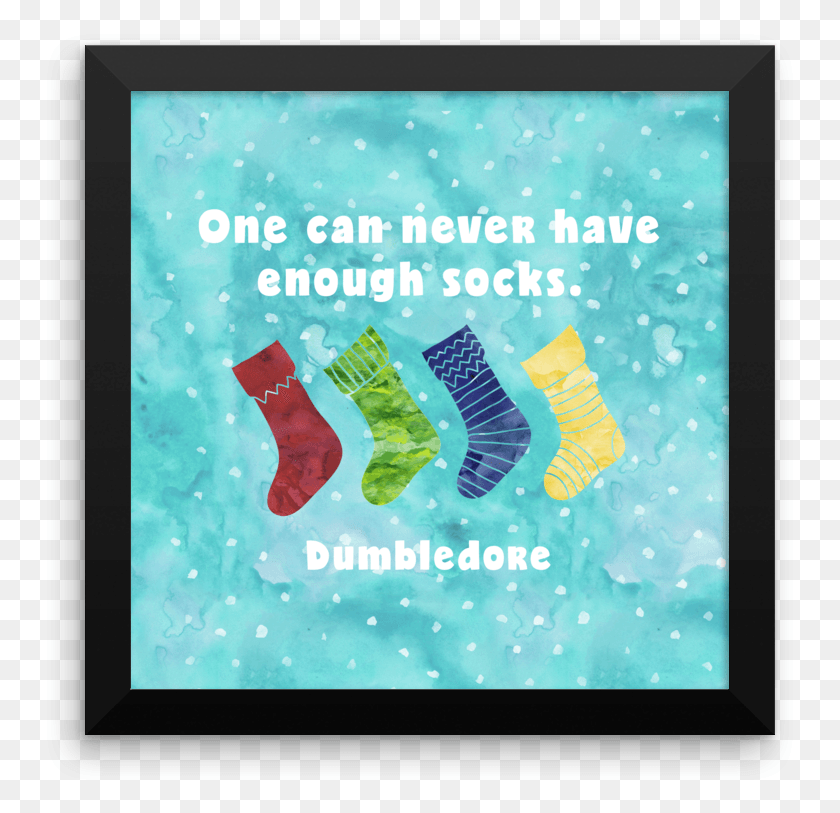 753x753 One Can Never Have Enough Socks Christmas Card, Clothing, Apparel, Shoe HD PNG Download