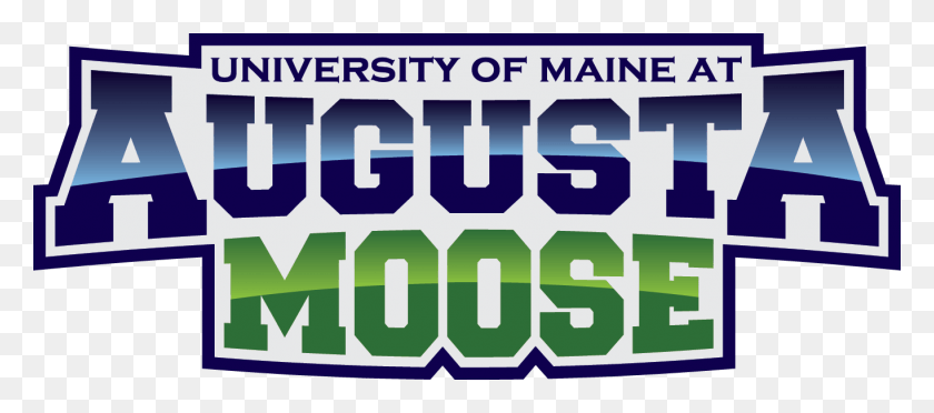 1364x547 Descargar Pngun Color Moose University Of Maine At Augusta Logo, Word, Texto, Número Hd Png