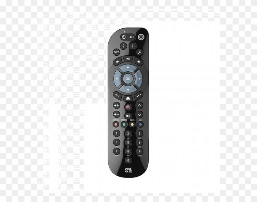 600x600 One For All Sky Q Replacement Tv Remote Control With Sky Q, Remote Control, Electronics HD PNG Download