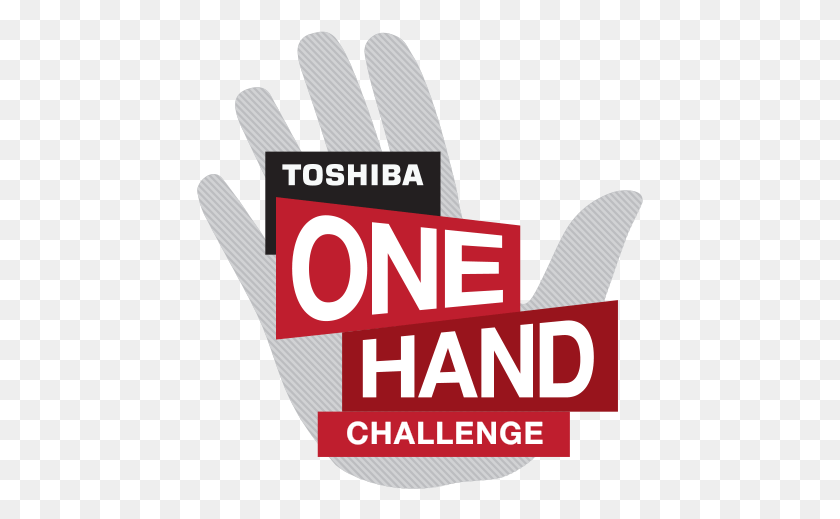 447x459 One Hand Logo One Hand Challenge, Clothing, Apparel, Text HD PNG Download