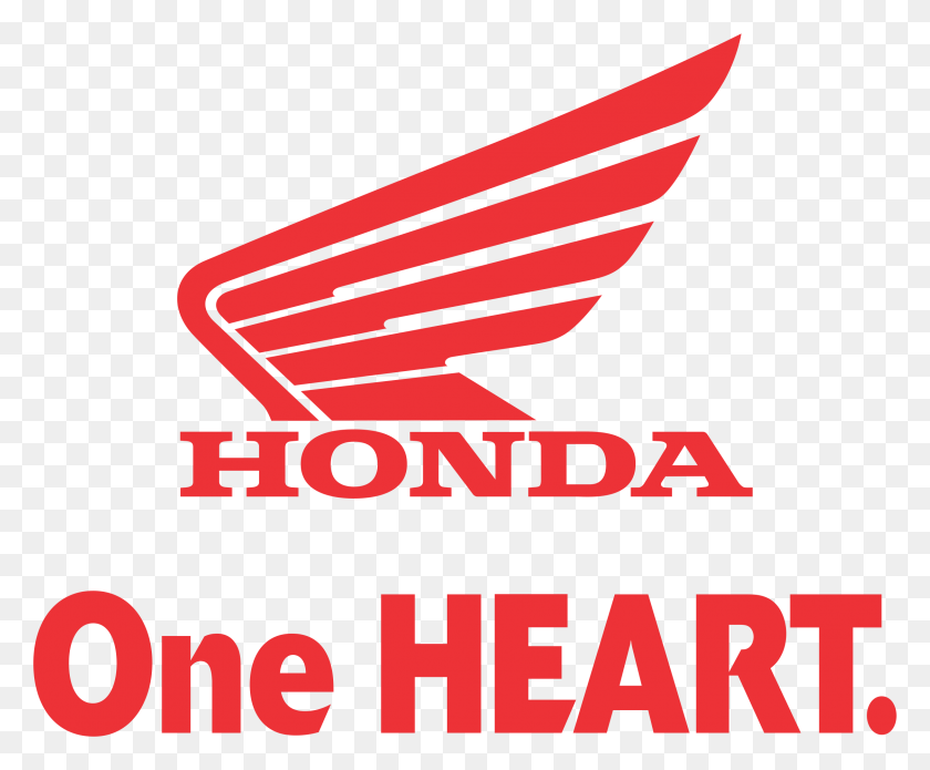 2245x1828 Descargar Png One Heart Honda Logo Honda Motor, Símbolo, Marca Registrada, Texto Hd Png