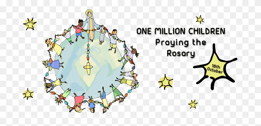 1276x567 One Million Praying The Rosary, Person, Human HD PNG Download