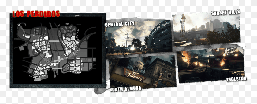 1109x401 One Of The Largest Cities In Southern California Los Los Perdidos Dead Rising, Interior Design, Indoors, Building HD PNG Download