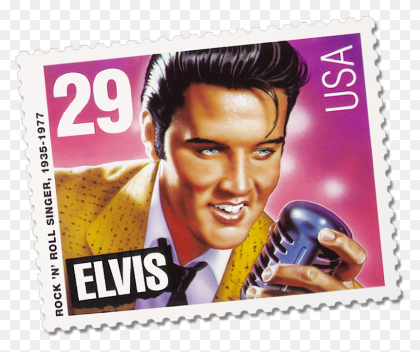 800x661 Descargar Png Una De Las Canciones Americanas Más Queridas Es Aura Lee Elvis Presley, Persona, Humano, Sello Postal Hd Png
