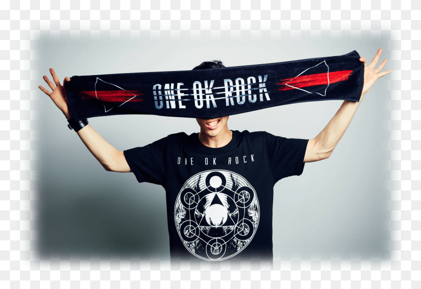 1786x1186 One Ok Rock Banner, Clothing, Apparel, Person HD PNG Download